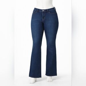 Old Navy Mid Rise Kicker Boot-cut Womens Jeans Size 12 Long